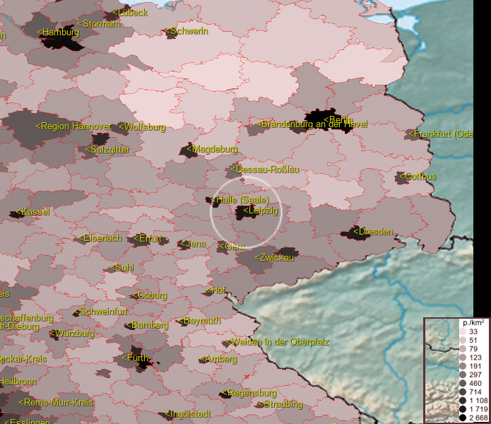 Leipzig, Stadt Bevölkerung, Einwohner, Fläche
